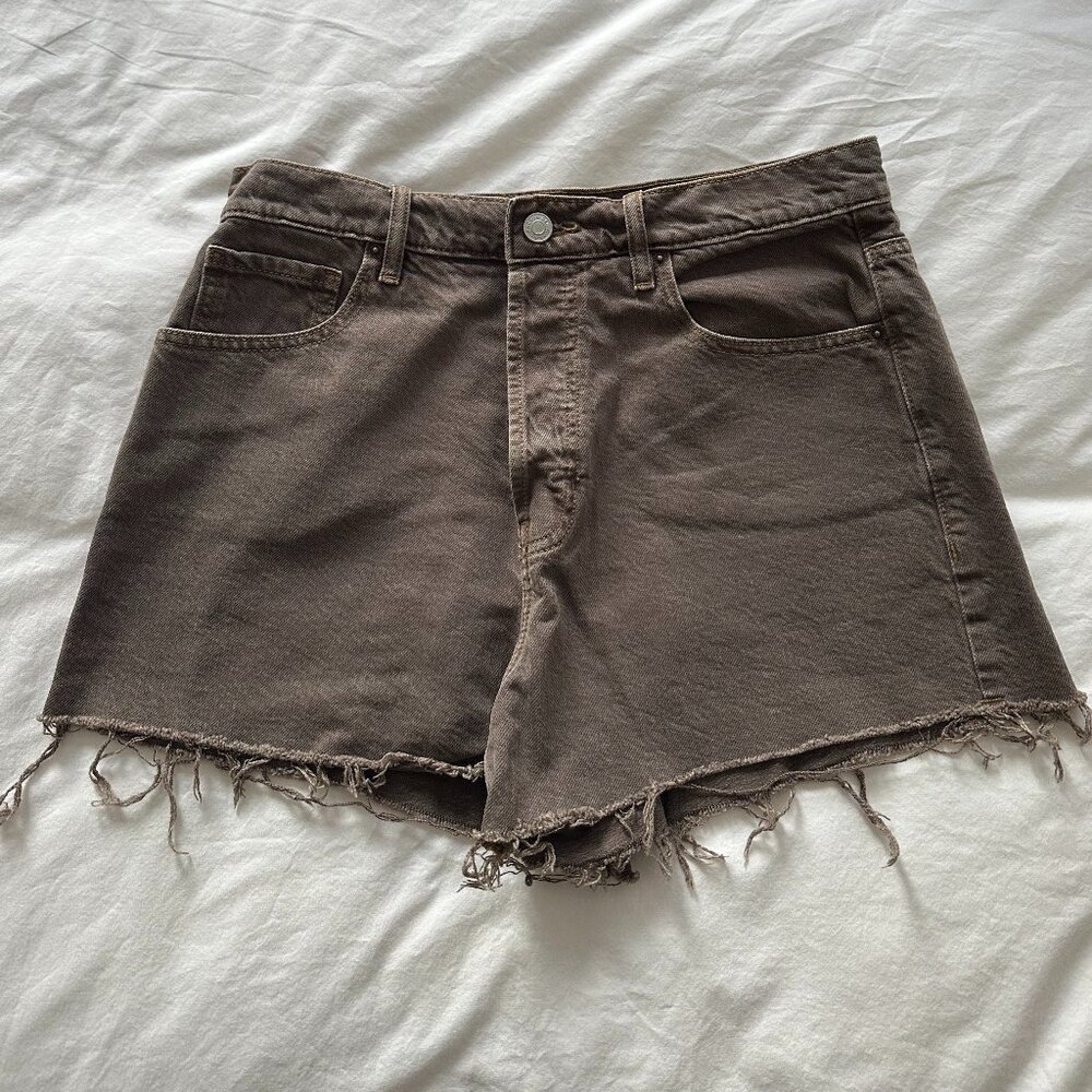PacSun Vintage High-Rise Brown Denim Shorts - Size 29